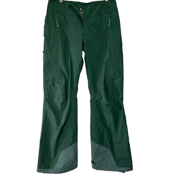 Patagonia Women's Green Snow Snowboarding Ski Pants Size Small - Picture 1 of 12